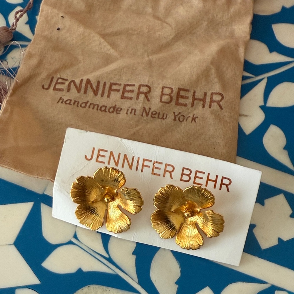 Jennifer Behr Rowena Floral Earrings NWT